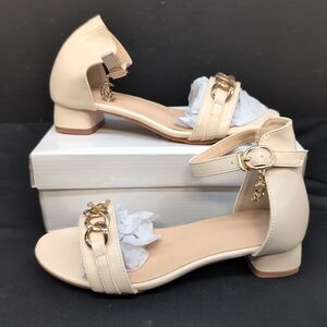 Shein Metal Buckle Sandal Eur 36 Apricot
